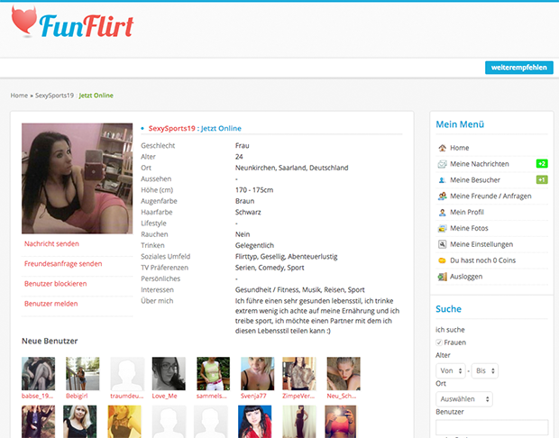Kosten Fun Flirt