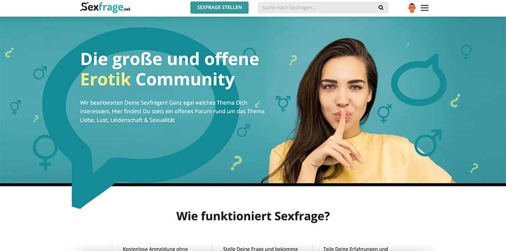 Sexfrage ist eines der beliebtesten Sexforen