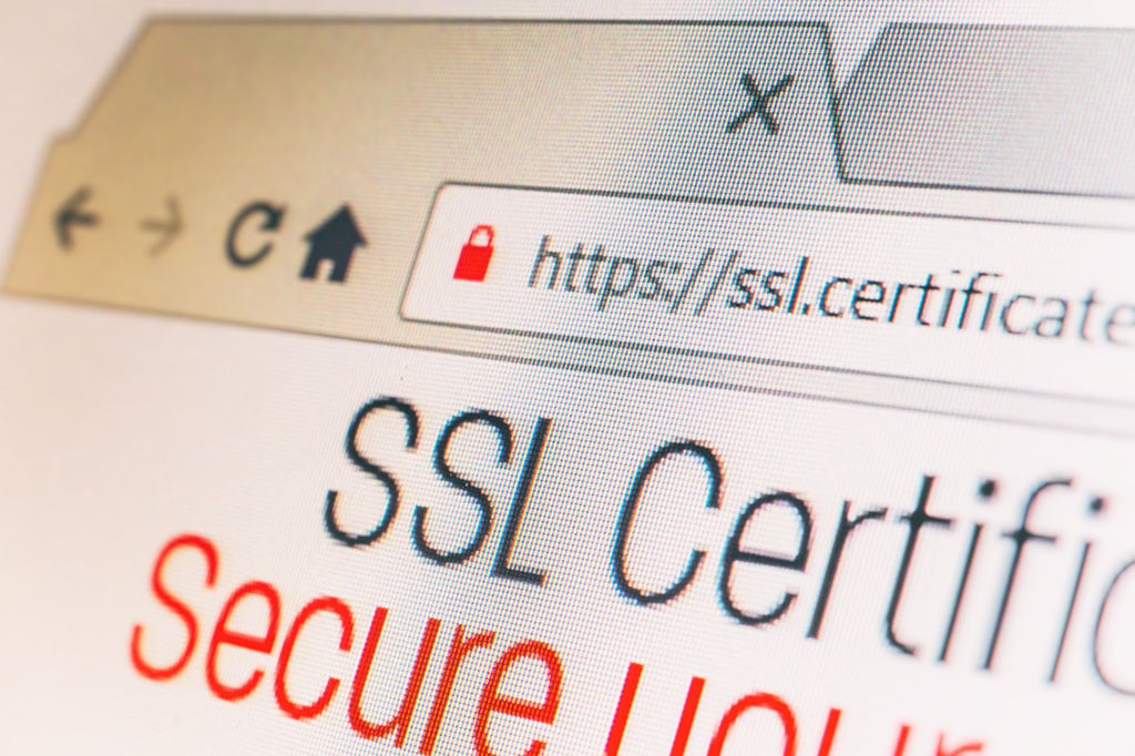 Fehlermeldung über fehlende SSL Verschlüsselung